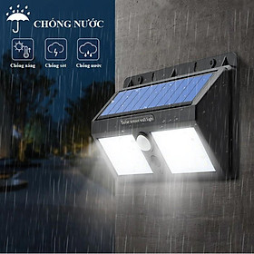 Mua Đèn Led Đôi Cảm Biến Hồng Ngoại Năng Lượng Mặt Trời 40 Led - Cảm Biến 3 Chế Độ.