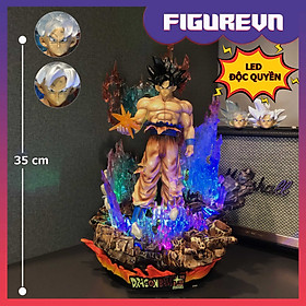 Mô hình Son Goku bản năng vô cực 35 cm có LED (usb) - Dragon Ball