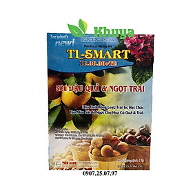 Phân bón lá hỗn hợp NPK TL Smart 10-30-30 + TE Siêu Đậu Quả và Ngọt Trái 1kg