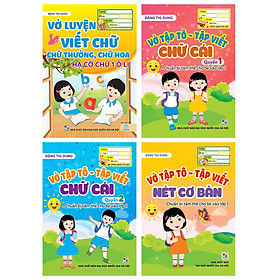 Download sách Sách combo 4 cuốn Tập tô tập viết và luyện viết chữ (Đặng Thị Dung) - ndbooks