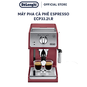 Mua  Hàng chính hãng  Máy pha cà phê espresso DeLonghi Active Line ECP33.21 (R/ BK)