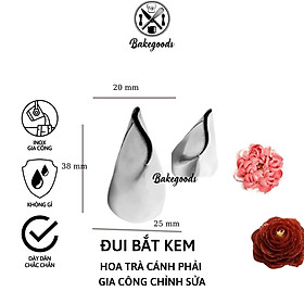 Mua Đui chỉnh sửa  Đuôi dấu ngã  Đuôi bắt hoa trà  đui hoa trà 20 mm chất liệu inox gia công