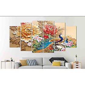 Tranh Treo Tường Chim Công - Tranh Treo Cho Phòng Khách - Phòng Ngủ