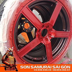 Sơn SAMURAI KUROBUSHI 1108 MÀU ĐỎ YAMAHA chính hãng dành cho xe máy