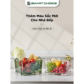 Chậu Rửa Rau SMARTCHOICE Có Van Xả Nước Cao Cấp 2 Màu Dùng Cho Nhà Bếp SCG-PK102