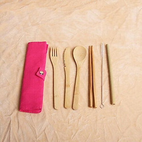 Mua Bộ 7 Dụng Cụ Ăn Uống Bằng Tre Chất Lượng Cao