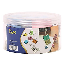 Kẹp Bướm Màu Eras 41mm - E825 - Hộp Nhựa