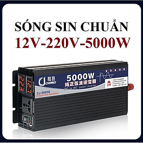 BỘ KICH ĐIỆN 12v/24V -220V - 5000W Sóng Sin Chuẩn