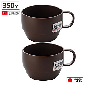 Cốc uống nước có quai Inomata 350ml được sản xuất theo công nghệ hiện đại của Nhật Bản