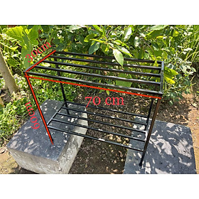 Mua Kệ hồ cá - Kệ kê hồ thuỷ sinh size D70x R30 x Cao 60 (2 tầng)