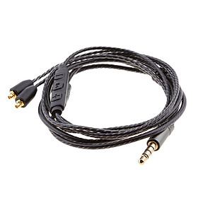 Replacement Upgrade Audio Cable Cord with Mic for Shure SE215 SE315 SE425 SE535 UE900