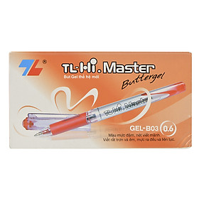 Hộp 12 Bút Gel Thiên Long B03 - Đỏ