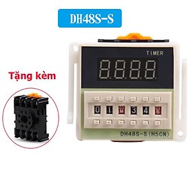 Hình ảnh Timer hẹn giờ DH48S-S 220V luân phiên cài đặt rơ le thời gian biển quảng cáo, máy bơm nước...vvv