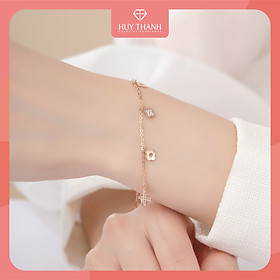 Lắc tay vàng 14k LLF162 Huy Thanh Jewelry