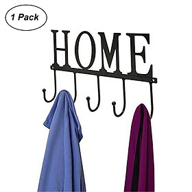 Kitchen Bathroom Towel Clothes Wall-Mounted Storage Metal Holder Rack of 1/2 Pcs Kitchen bathroom hanging clothes hook iron rack
