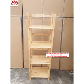 Mua KỆ SÁCH 4 TẦNG 40cm TC205 - gỗ cao su 100% - MUA TAI TC205! CHỈ CÓ LỜI TO