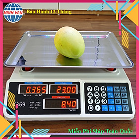 Mua Cân Tính Tiền 30kg/40kg - Cân Điện Tử Cao Cấp Đài Loan. Màn Hình Hiển Thị 2 Mặt