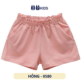 Quần short bé gái 27Kids quần đùi mềm nữ mềm mỏng mát cho trẻ từ 2