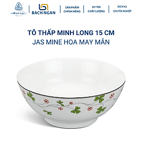 Mua Tô thấp Minh Long 15 cm Jasmine Hoa May Mắn - Bằng sứ  Hàng Đẹp  Cao Cấp  Dùng Trong Gia Đình  Đãi Khách  Tặng Quà Tân Gia