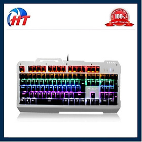 Mua BÀN PHÍM CƠ GAMING AULA 2008 CÓ ĐÈN LED MÀU BẠC DÀNH CHO GAME THỦ -HT