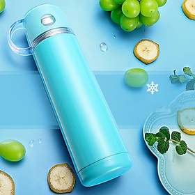 Bình giữ nhiệt 500ml thiết kế nắp cốc đi kèm tiện lợi inox 304