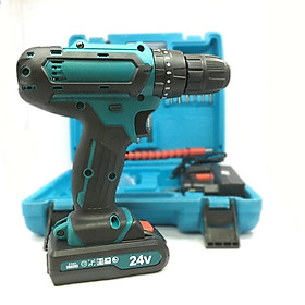 Máy Khoan Pin Đa Năng Cầm Tay ABG MKT 24V May Khoan Dung Pin Kèm Bộ Phụ Kiện 24 Món Siết Ốc, Bắt Vít – Hàng Chính Hãng