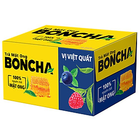 Thùng 24 Chai Trà Mật Ong vị Việt Quất BONCHA 450ml