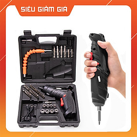 Bộ Máy Khoan Và Vặn Ốc Vít Kèm 47 Phụ Kiện - Sạc Tích Điện - K1151