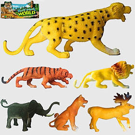 Đồ Chơi Mô Hình Động Vật Hoang Dã Animal World 06 Chi Tiết Cho Trẻ Trên 3 Tuổi