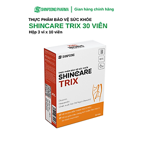 Viên Uống SHINCARE TRIX - Hỗ trợ làm bền thành mạch máu, giảm triệu chứng suy giãn tĩnh mạch do thành mạch kém - SHINPOONG PHARMA