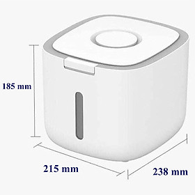 Mua Thùng Đựng Gạo Cao Cấp 5kg & 10kg - Thùng Đựng Gạo Nắp Đậy Thông Minh  Thiết Kế Hiện Đại & Đẹp Mắt