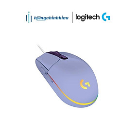 Chuột Logitech G203 LIGHTSYNC Tím LILAC 910-005853 Hàng chính hãng