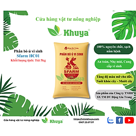 Phân bò hữu cơ vi sinh Sfarm 5kg