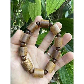 Vòng tay trầm hương bọc . Trầm tốc thơm tự nhiên
