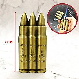 Mua Bật lửa hột quẹt khè hình 3 viên kim loại nguyên khối - xài gas