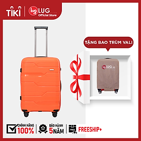 Vali Kéo LUG Lusetti Nolan S20S24S28 LS802 Nhựa PP Chống Bể vỡ, Hạn Chế Trầy Xước, Khóa Số TSA Bảo Mật Cao - Orange - 24 inch