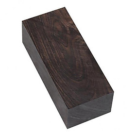 3X Rare Block Ebony Lumber Crafts Wood Blank  Handle  Wood Carving