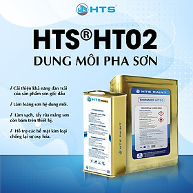 Dung môi pha sơn Thinner HTS HT02 lon 5 lít