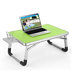 Mua Bàn học - Bàn laptop đa năng gấp gọn thông minh có khay chứa cốc hàng chính hãng - Xả tồn hàng mới bị xỉn ốc gầm bàn