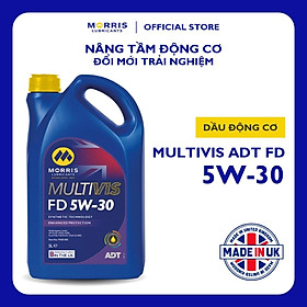 Dầu Nhớt Ô Tô Cao Cấp Cho Động Cơ Xăng - Morris Lubricants Multivis ADT FD 5W-30 / Can 5L