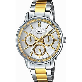 Đồng Hồ Nữ Dây Thép Không Gỉ Casio LTP-2087SG-7AVDF (42 × 35 mm)