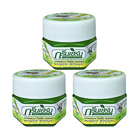 Combo 3 Dầu Cù Là Cao Sả Đuổi Muỗi hỗ trợ điều trị Vết Muỗi Đốt GREEN HERB