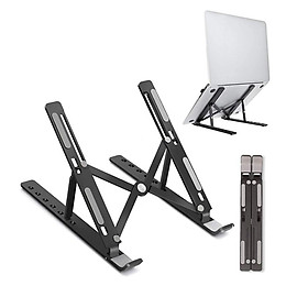 Mua Giá Đỡ Lap- Macbook  Ipad Gấp Gọn Kệ kê máy tính  nhôm và nhựa ABS  Điều Chỉnh Được Độ Cao  thiết bị học trực tuyến