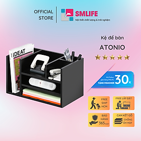 Kệ để bàn gỗ hiện đại SMLIFE Atonio | Gỗ MDF dày 17mm chống ẩm | D42xR25xC35cm