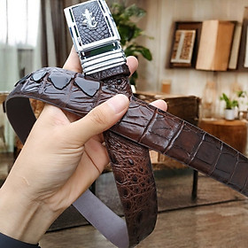 Thắt Lưng Da Cá Sấu Liền 4 cm