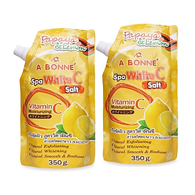 COMBO 2 GÓI Muối Tắm Vitamin C A Bonne' 350g từ Thái Lan
