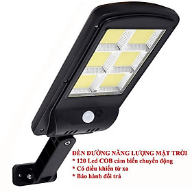 Mua Đèn năng lượng mặt trời cảm biến thông minh 60W có điều khiển đèn đường