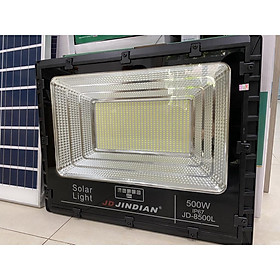 Đèn Pha Năng Lượng Mặt Trời JinDian JD-8500L Công Suất 500W - Mẫu Mới 2022