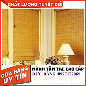 Mua (hàng cao cấp )Mành tăm tre cao cấp cho cửa sổ Rèm trang trí phòng thờ lối đi  kt rộng 1m4 xuống 2m 50