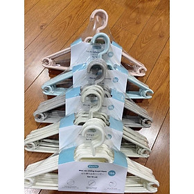 Mua Mắc Áo/Móc Áo Chống Trượt Hara 186 Inochi (Lốc 10 Cái)